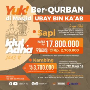 Yuk Berqurban di Masjid Ubay Bin Kaab